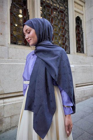 Silk Home Monogram Pamuk İpek Şal 461001-18
