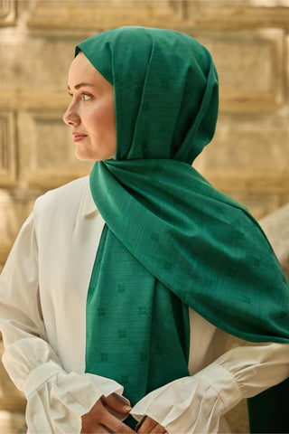 Silk Home Monogram Pamuk İpek Şal 461001-02