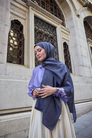 Silk Home Monogram Pamuk İpek Şal 461001-18