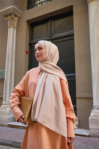 Silk Home Monogram Pamuk İpek Şal 461001-15