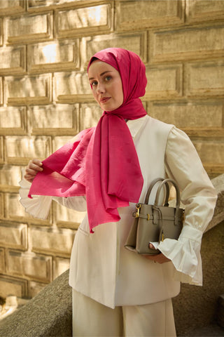 Silk Home Monogram Pamuk İpek Şal 461001-03