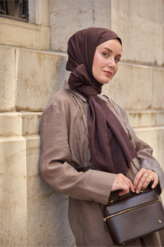 Silk Home Monogram Pamuk İpek Şal 461001-20