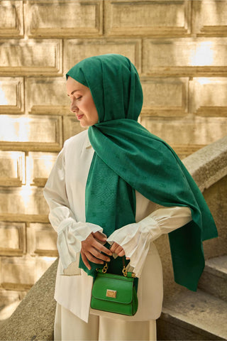 Silk Home Monogram Pamuk İpek Şal 461001-02