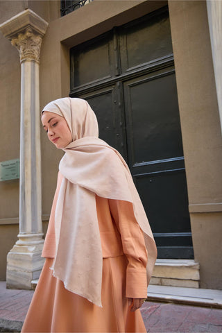 Silk Home Monogram Pamuk İpek Şal 461001-15