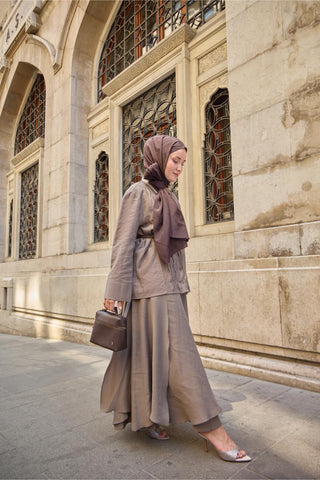 Silk Home Monogram Pamuk İpek Şal 461001-20