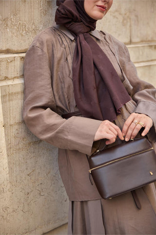 Silk Home Monogram Pamuk İpek Şal 461001-20