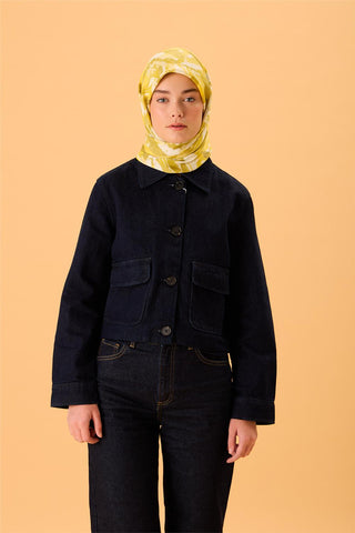 Organik Pamuk İpek Eşarp Yağ Yeşili-Sarı-Beyaz-Bej Desenli Kaymaz Tok Duruşlu
                90X90