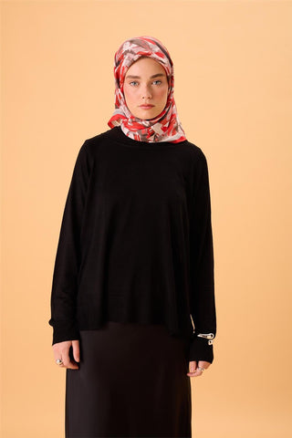 Organik Pamuk İpek Eşarp Kırmızı-Bordo Desenli Kaymaz Dokulu Akışkan Duruşlu
                90X90