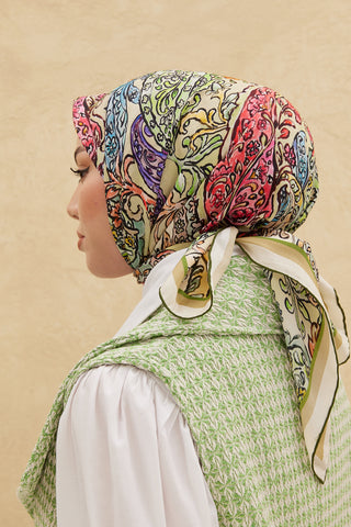 Silk Home Organik Pamuk İpek Eşarp 79010-03