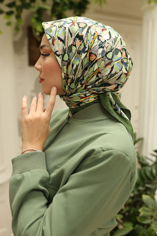 Silk Home Organik Pamuk İpek Eşarp 79012-13