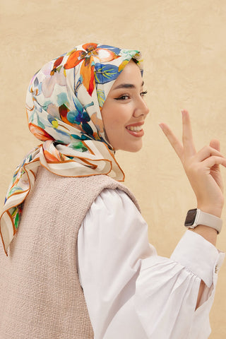 Silk Home Organik Pamuk İpek Eşarp 79007-03