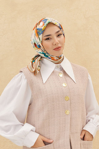 Silk Home Organik Pamuk İpek Eşarp 79007-03