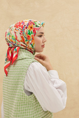 Silk Home Organik Pamuk İpek Eşarp 79009-21