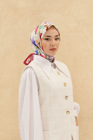 Silk Home Organik Pamuk İpek Eşarp 79007-15