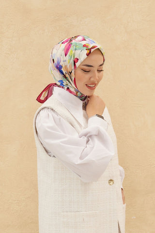 Silk Home Organik Pamuk İpek Eşarp 79007-15