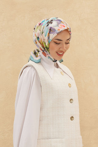 Silk Home Organik Pamuk İpek Eşarp 79007-13