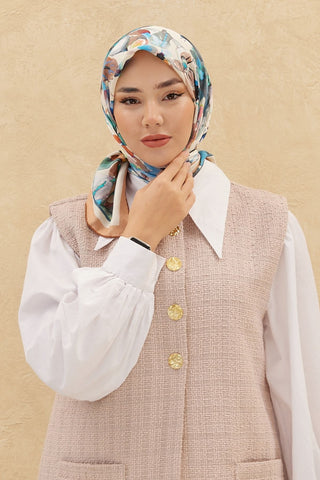 Silk Home Organik Pamuk İpek Eşarp 79007-04