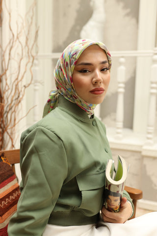 Silk Home Organik Pamuk İpek Eşarp 79012-16