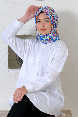 Silk Home Organic Cotton Silk Scarf 79005-07