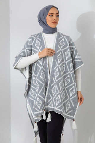 Silk Home Poncho 10001-02