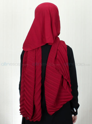 Silk Home Pleated Scarf ZR311-03