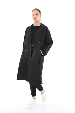 Silk Home Retro Trençkot Siyah T10004-01
