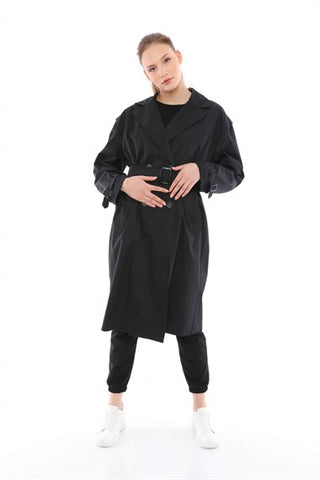 Silk Home Retro Trençkot Siyah T10004-01