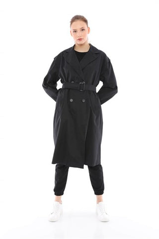 Silk Home Retro Trençkot Siyah T10004-01