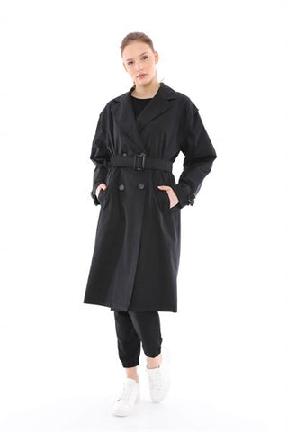 Silk Home Retro Trençkot Siyah T10004-01