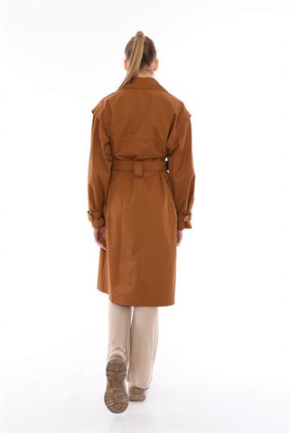 Silk Home Retro Trençkot Taba T10003-01