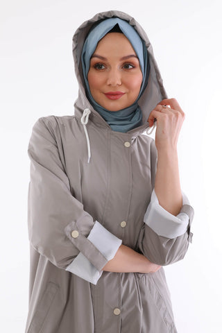 Silk Home Rio Yağmurluk Gri T10008-01