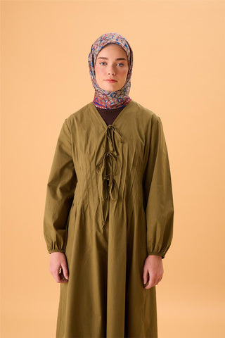 İnce Pamuk Soft Eşarp Mercan Saks Yeşil Krem Desenli Kaymaz Dokulu Tok Duruşlu
                90X90