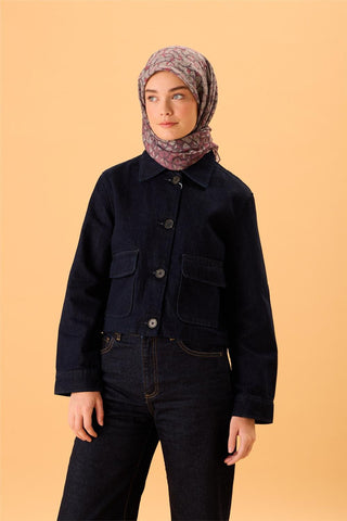 İnce Pamuk Soft Eşarp Gül Kurusu Bordo Koyu Vizon Desenli Kaymaz Dokulu Tok
                Duruşlu 90X90