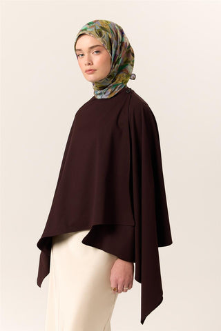 İnce Pamuk Soft Eşarp Fıstık Yeşili-Leylak Desenli Kaymaz Dokulu Tok Duruşlu 90X90 - Soft Eşarp - | Silk Home