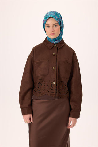 İnce Pamuk Soft Eşarp Eflatun-Gece Mavisi Desenli Kaymaz Dokulu Tok Duruşlu
                90X90