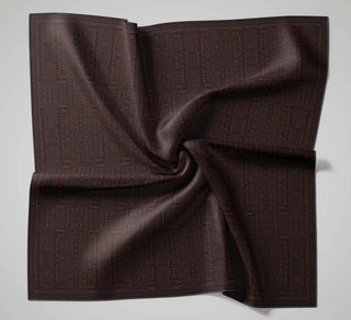 Pamuk Polyester Soft Eşarp Vişne Geometrik Desenli Kaymaz Dokulu Tok Duruşlu
                90X90