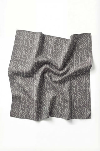 Pamuk Karışımlı Soft Eşarp Başak Desen Soluk Mor 90x90 - Soft Eşarp - | Silk Home