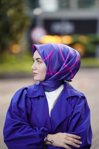 Silk Home Sura (Saten) İpek Eşarp 11388-S15 - 463993471203 - | Silk Home