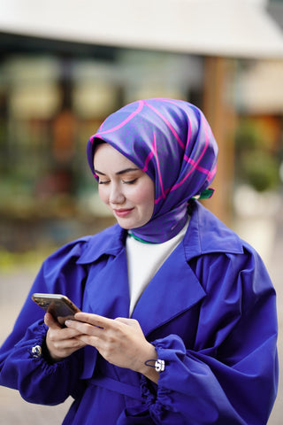 Silk Home Sura (Saten) İpek Eşarp 11388-S15 - 463993471203 - | Silk Home