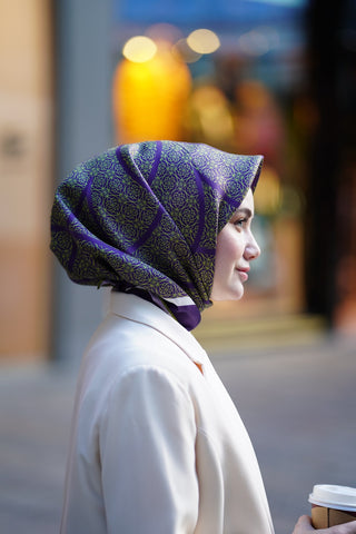 Silk Home Sura (Saten) İpek Eşarp 11388-S18 - 463993471203 - | Silk Home
