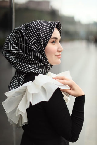 Silk Home Sura (Saten) İpek Eşarp 11390-S01 - 463993471203 - | Silk Home