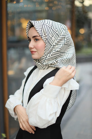 Silk Home Sura (Saten) İpek Eşarp 11390-S03 - 463993471203 - | Silk Home