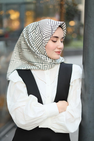 Silk Home Sura (Saten) İpek Eşarp 11390-S03 - 463993471203 - | Silk Home