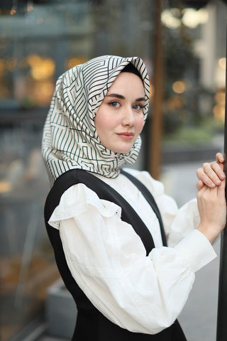 Silk Home Sura (Saten) İpek Eşarp 11390-S03 - 463993471203 - | Silk Home
