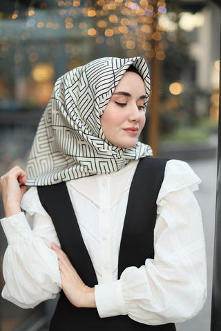 Silk Home Sura (Saten) İpek Eşarp 11390-S03 - 463993471203 - | Silk Home