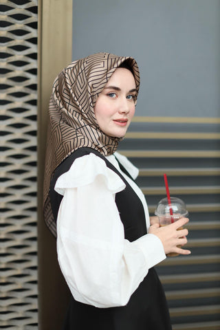 Silk Home Sura (Saten) İpek Eşarp 11390-S04 - 463993471203 - | Silk Home