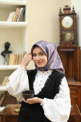 Silk Home Sura (Saten) İpek Eşarp 11392-S26 - 463993471203 - | Silk Home