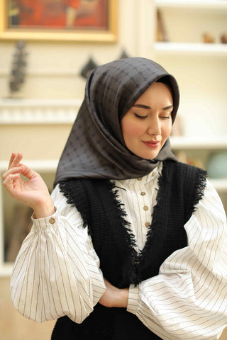 Silk Home Sura (Saten) İpek Eşarp 11393-S24