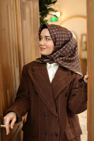 Silk Home Sura (Saten) İpek Eşarp 11393-S03 - 463993471203 - | Silk Home