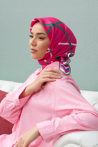 Silk Home Sura (Saten) İpek Eşarp 11394-S27